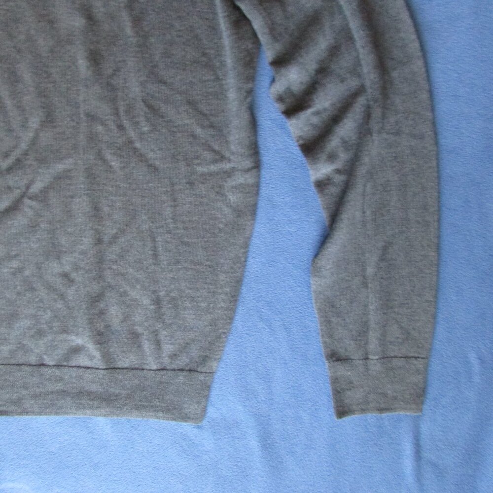 Black Brown 1826 Gray Crewneck Sweater - Picture 8 of 14
